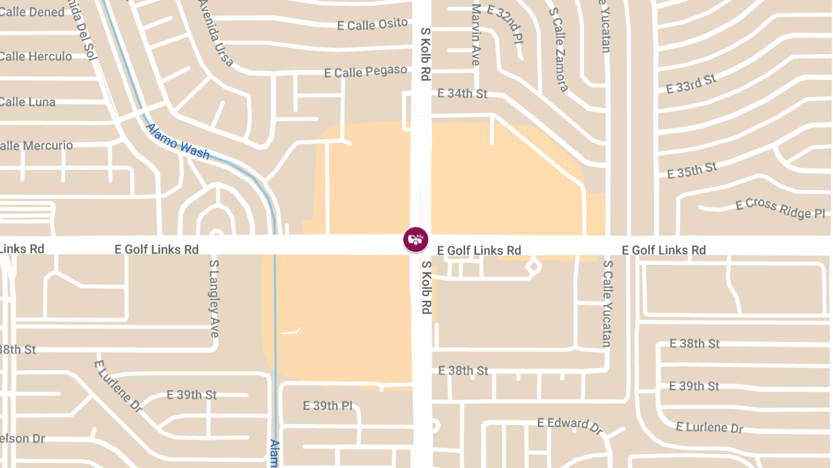 Crash with Injuries Reported at Golf Links Rd & Kolb Rd