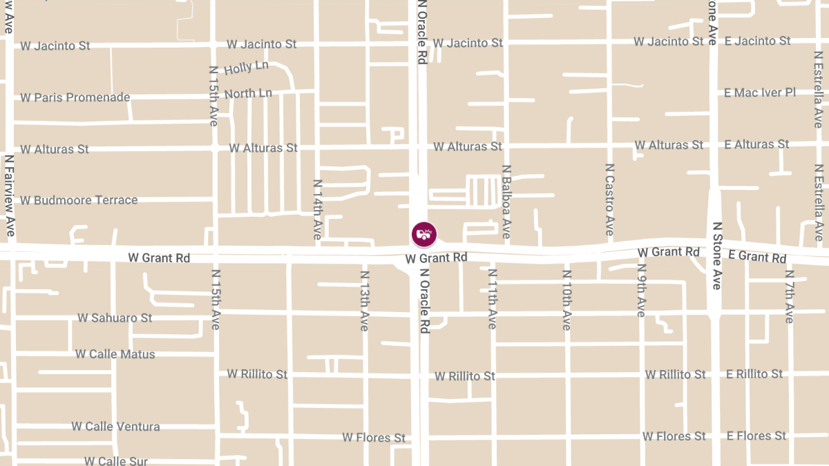 Crash with Injuries Reported at Grant Rd & N Oracle Rd
