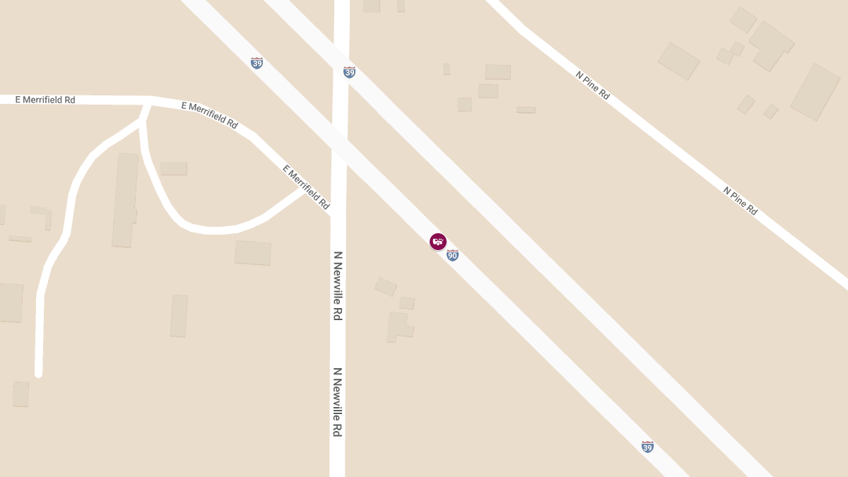 Crash with Injuries Reported at I-90 and Milton