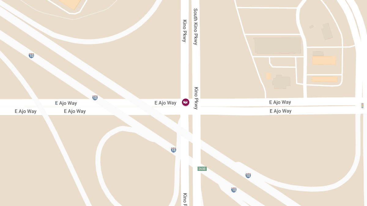 Crash with Injuries Reported at S Kino Pkwy & E Ajo Way