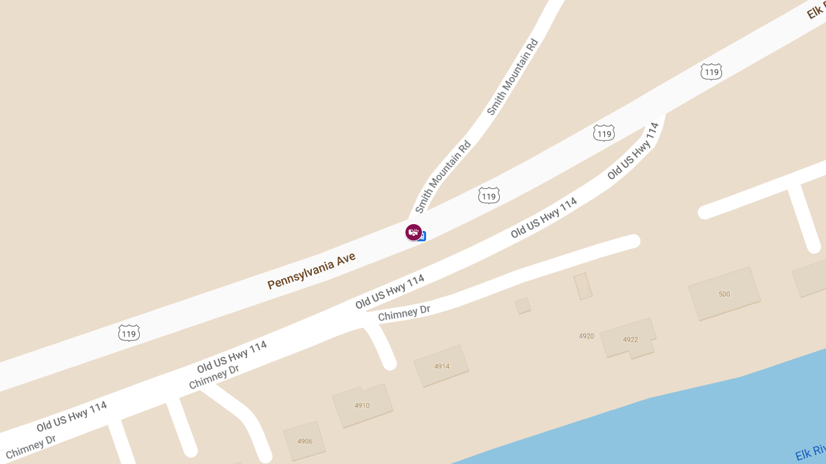 Crash with Injuries Reported at Smith Farm Rd & Pennsylvania Ave