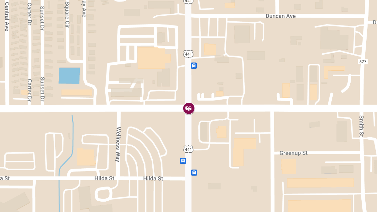 Crash with Injuries Reported at W Donegan Ave & N Orange Blossom Trl