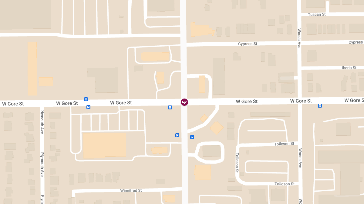Crash with Injuries Reported at W Gore St & S Orange Blossom Trl
