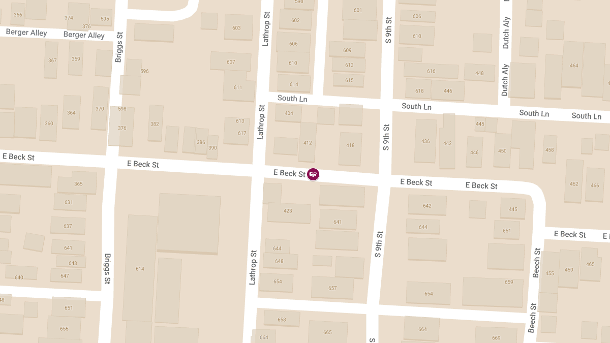 Crash with Injuries Reported on E Beck St