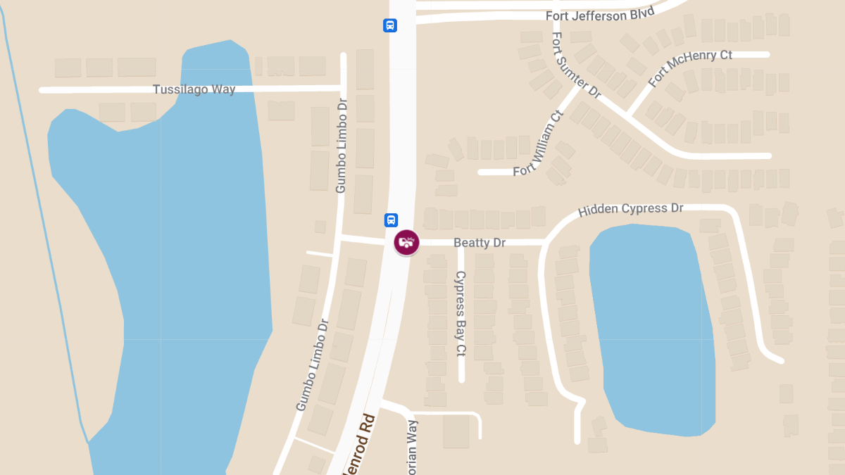 Crash with Injuries Reported on Goldenrod Rd at Beatty Dr