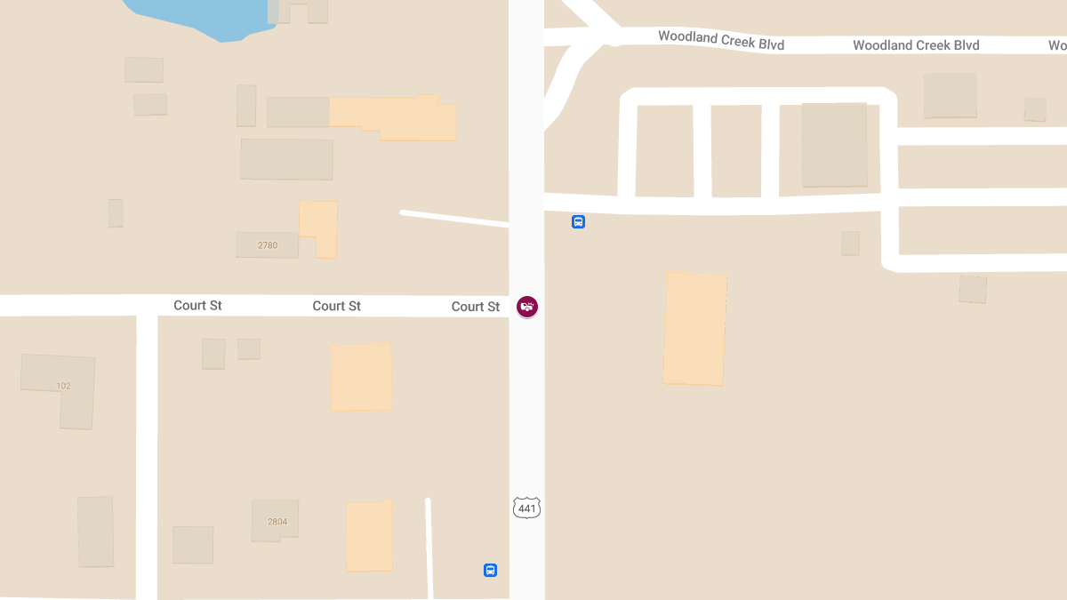 Crash with Injuries Reported on N Orange Blossom Trl at Court St