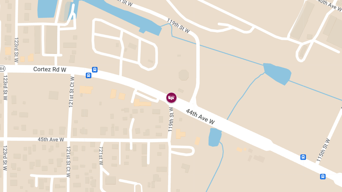 Crash with Injuries at 119th St W & Cortez Rd W