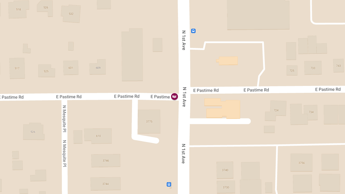 Crash with Injuries at 1st Ave & Pastime Rd