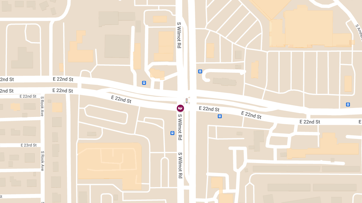 Crash with Injuries at 22nd St & Wilmot Rd