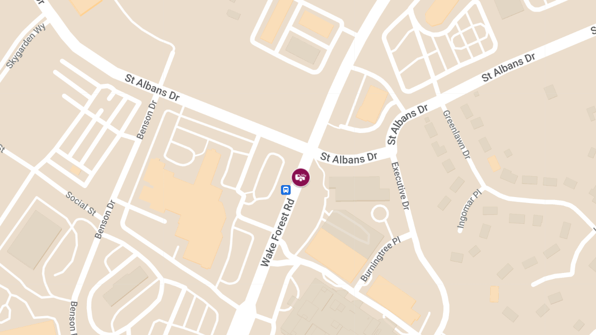Crash with Injuries at 3400 Wake Forest Rd