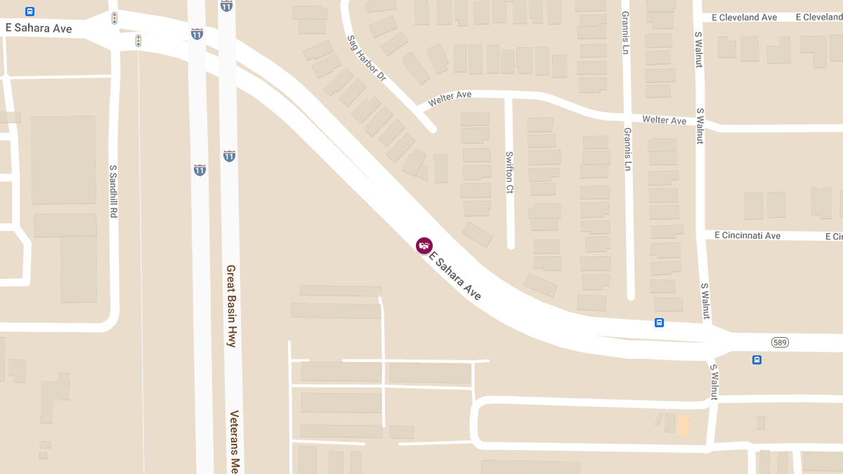 Crash with Injuries at 4001 E Sahara Ave