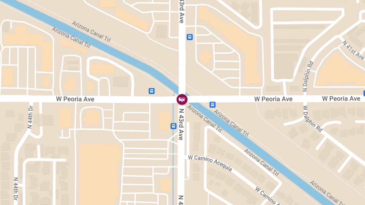 Crash with Injuries at 43rd Ave & Peoria Ave