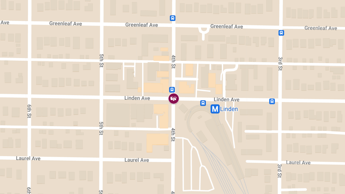 Crash with Injuries at 4th St & Linden Ave