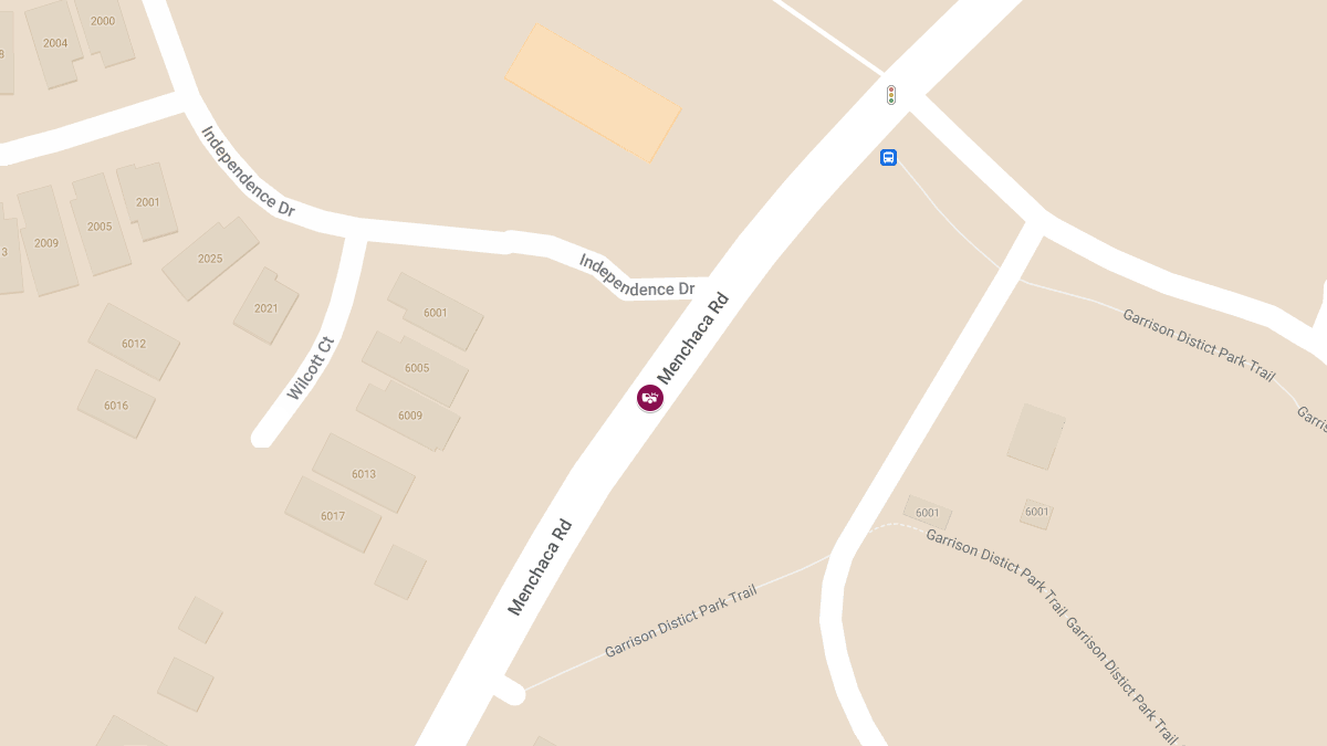 Crash with Injuries at 6000-6118 Menchaca Rd