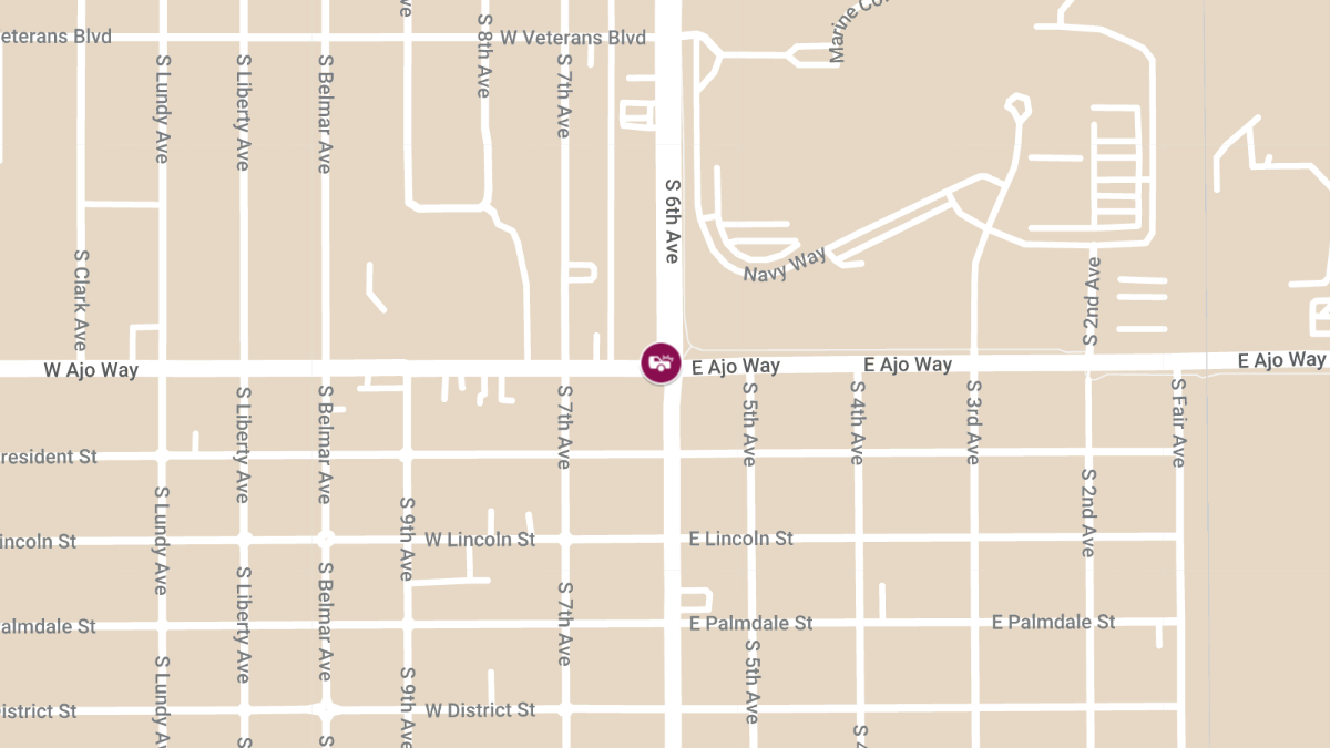 Crash with Injuries at 6th Ave & Ajo Way