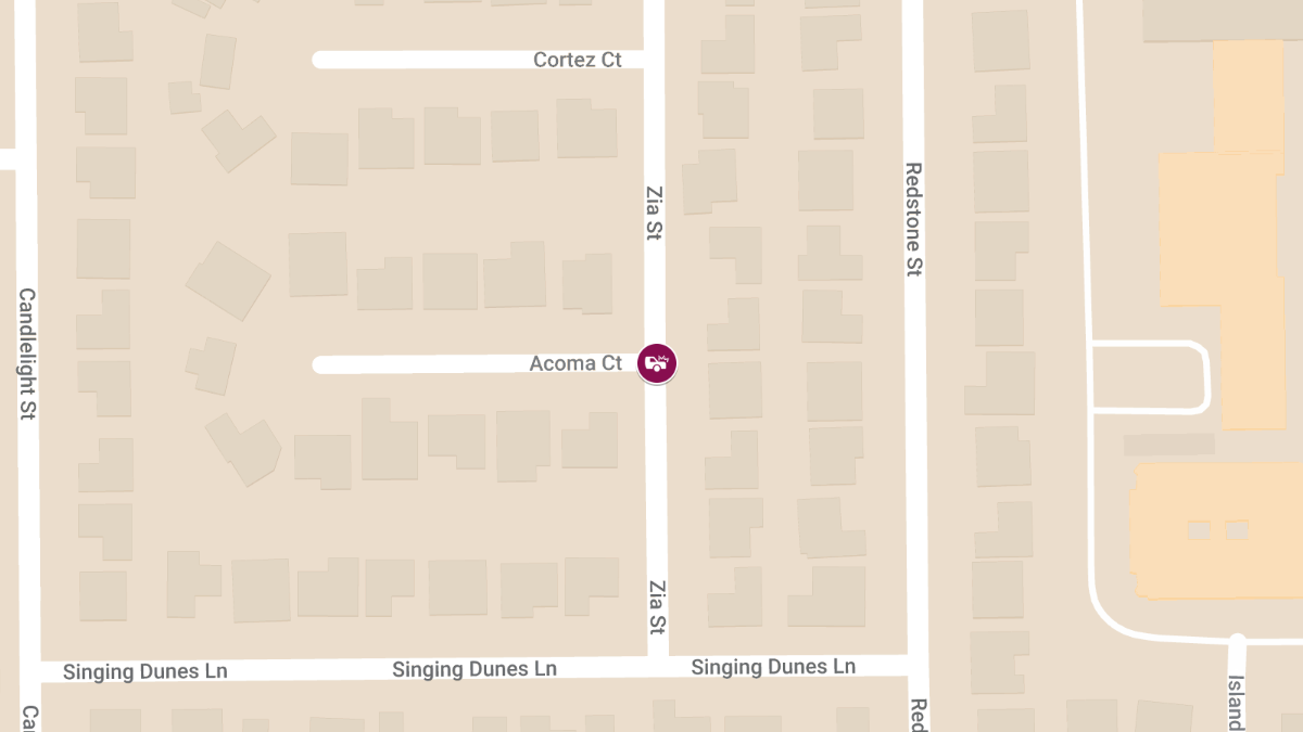 Crash with Injuries at Acoma Ct & Zia St