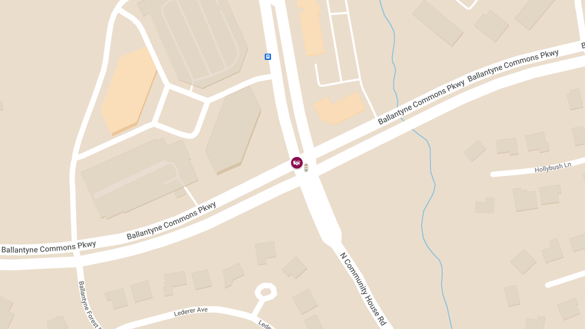 Crash with Injuries at Ballantyne Commons Pkwy & North Community House Rd
