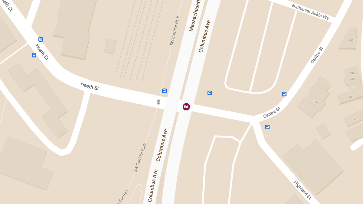 Crash with Injuries at Columbus Ave & Center St