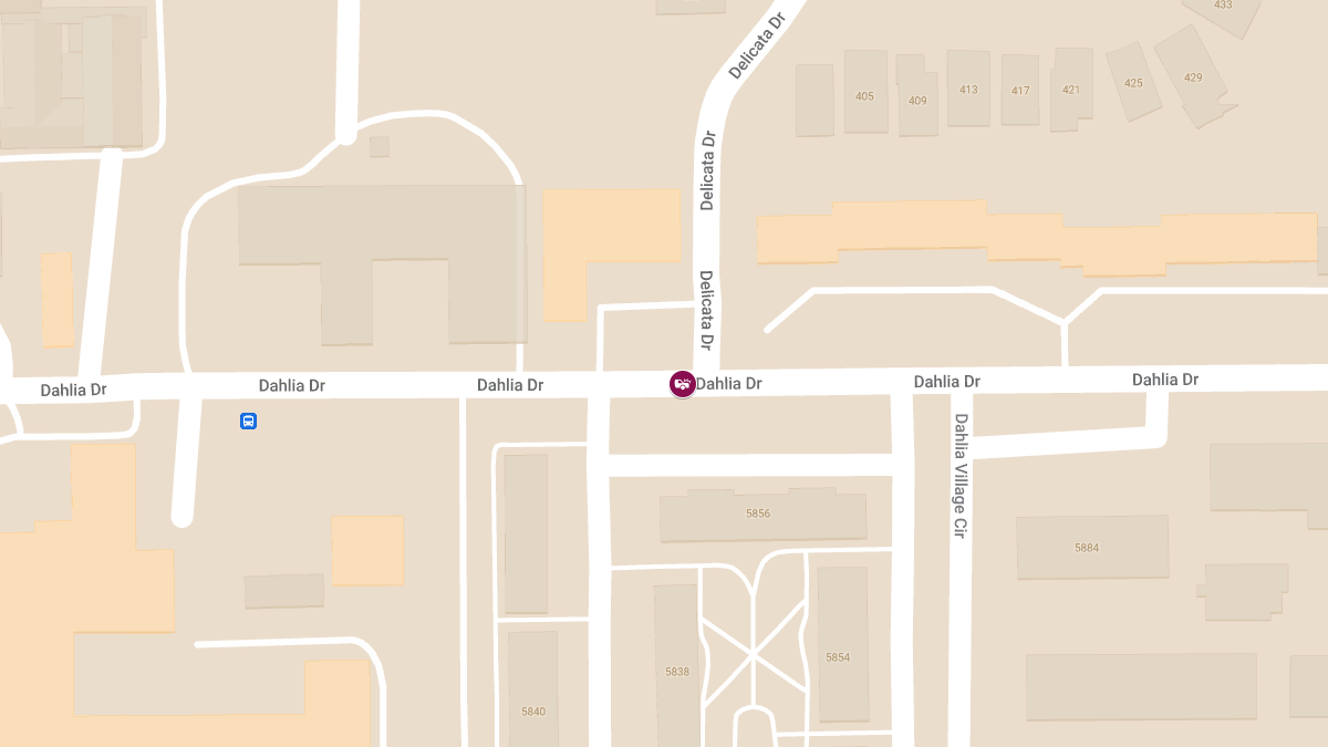 Crash with Injuries at Dahlia Dr & Delicata Dr