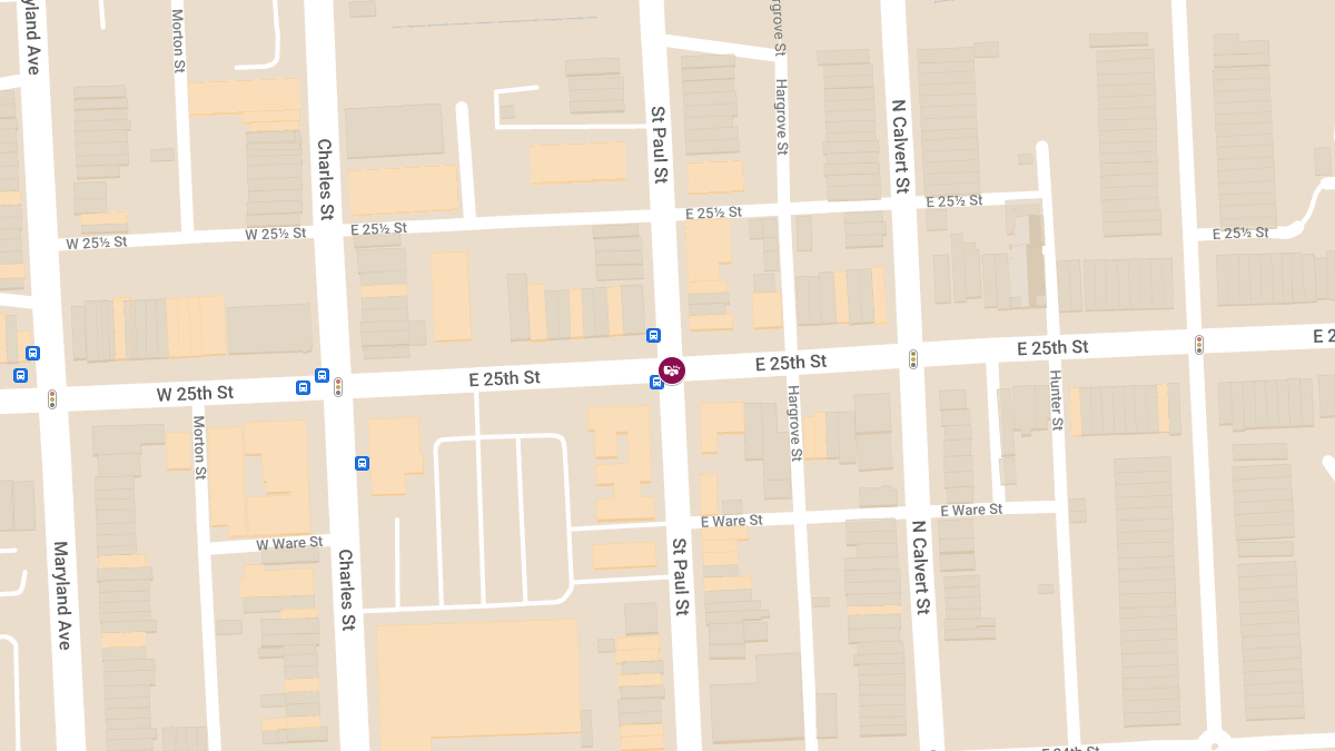 Crash with Injuries at E 25th St & Saint Paul St