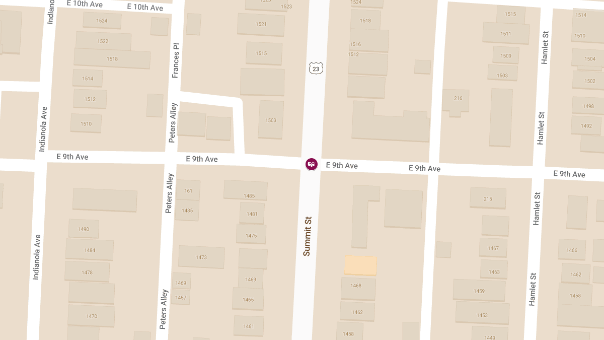 Crash with Injuries at E 9th Ave & Summit St