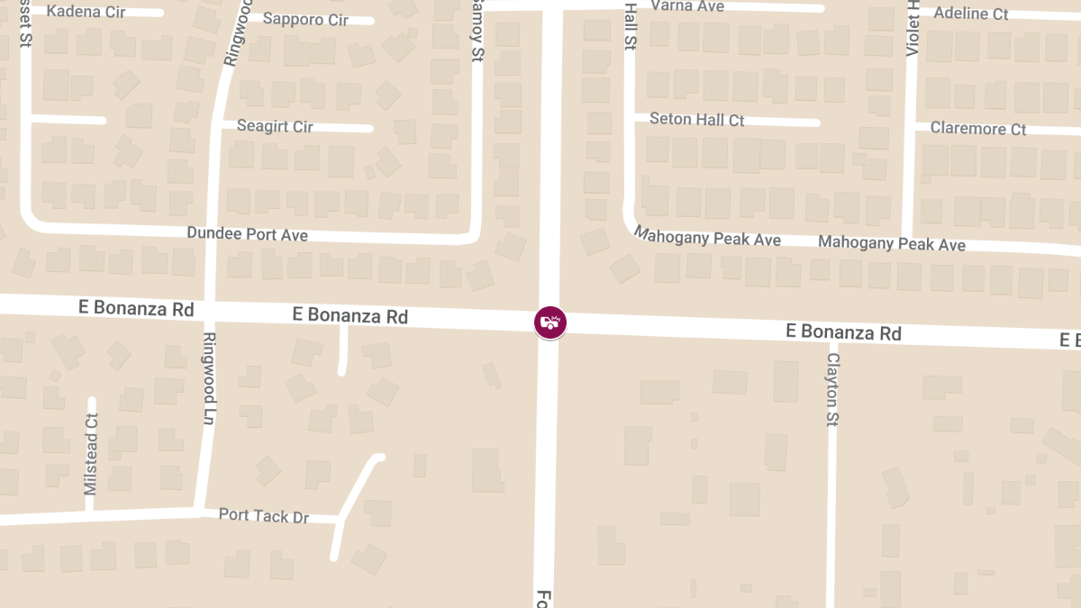 Crash with Injuries at E Bonanza Rd & Mt Hood St