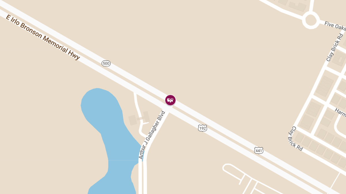 Crash with Injuries at E Irlo Bronson Memorial Hwy & Arthur J Gallagher Blvd