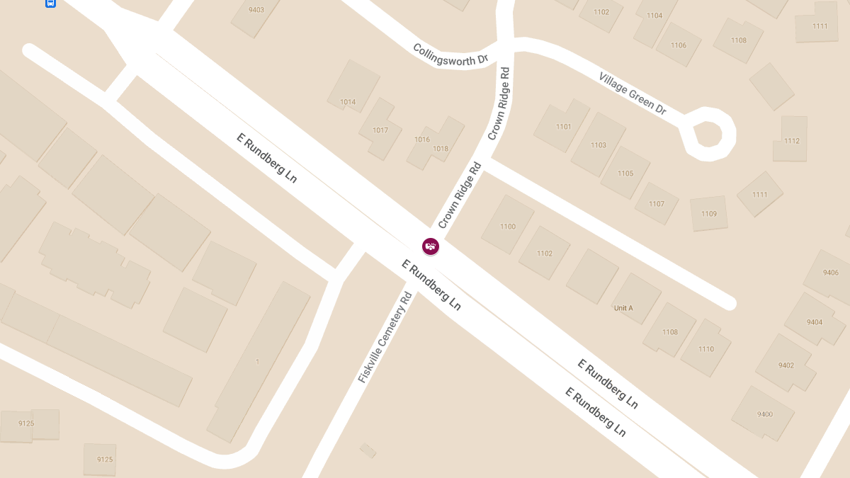 Crash with Injuries at E Rundberg Ln & Crown Ridge Rd in Heritage Hills