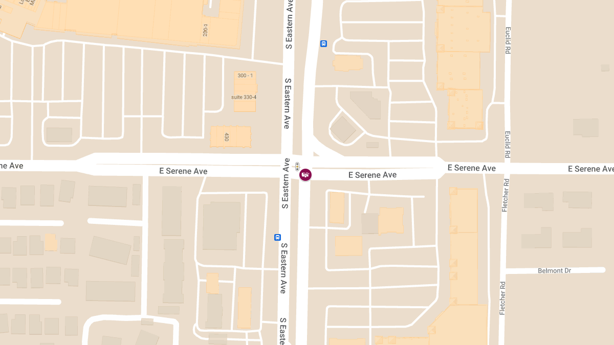 Crash with Injuries at E Serene Ave & S Eastern Ave