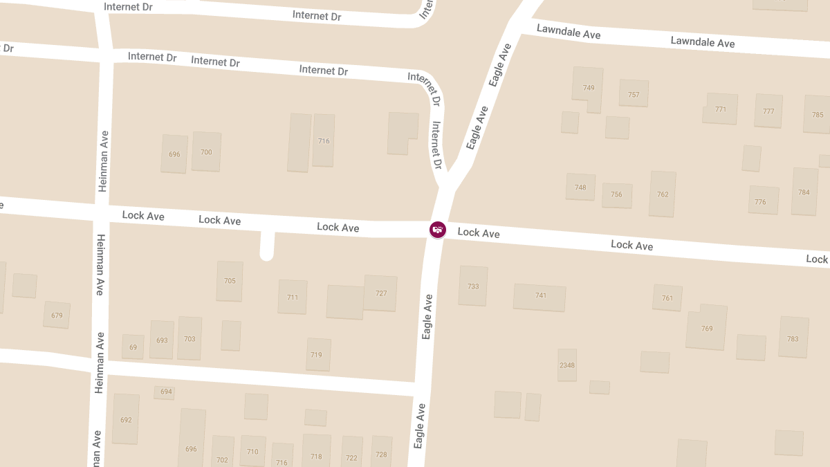 Crash with Injuries at Eagle Ave & Lock Ave