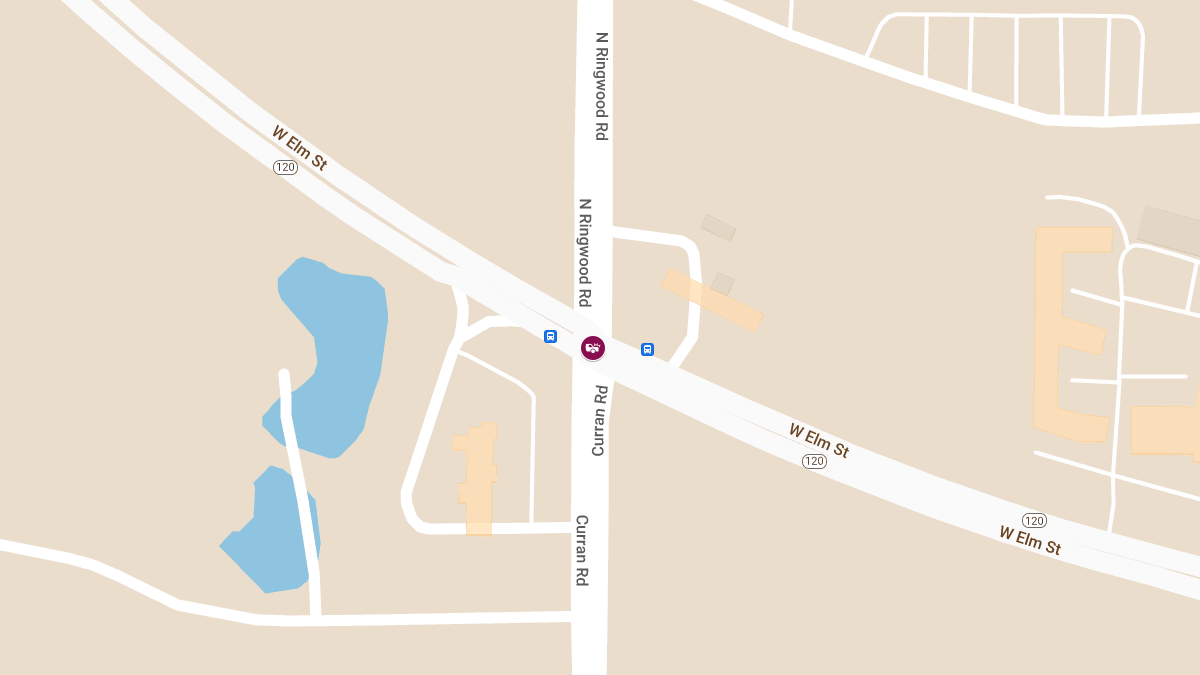 Crash with Injuries at Elm St (Rte. 120) & Curran Rd