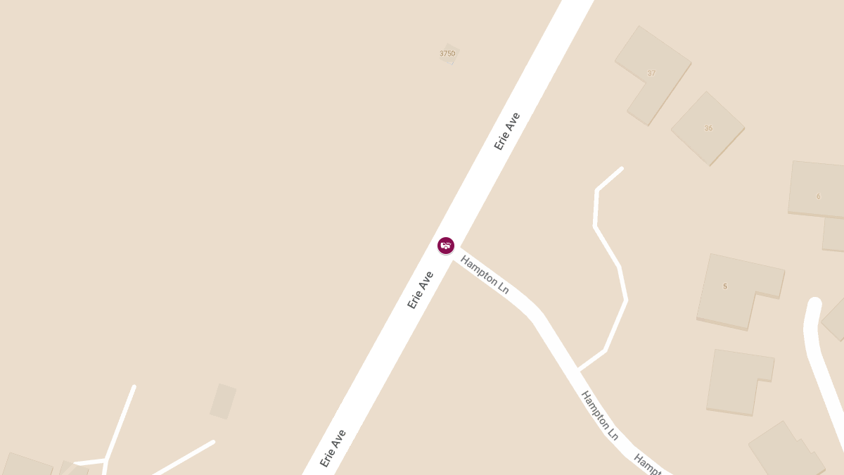 Crash with Injuries at Erie Ave & Hampton Ln