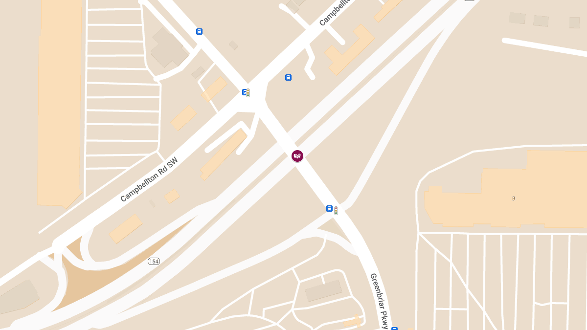 Crash with Injuries at Greenbriar Pkwy SW & Arthur Langford Pkwy W