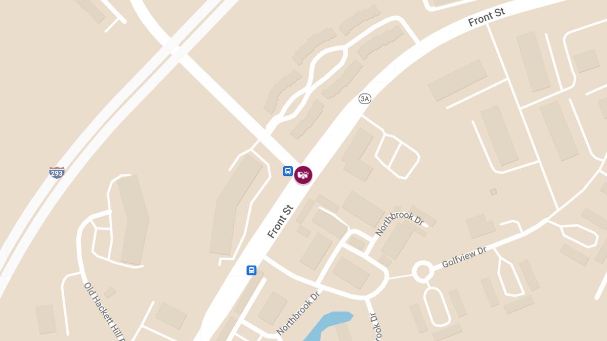 Crash with Injuries at Hackett Hill Rd & Front St
