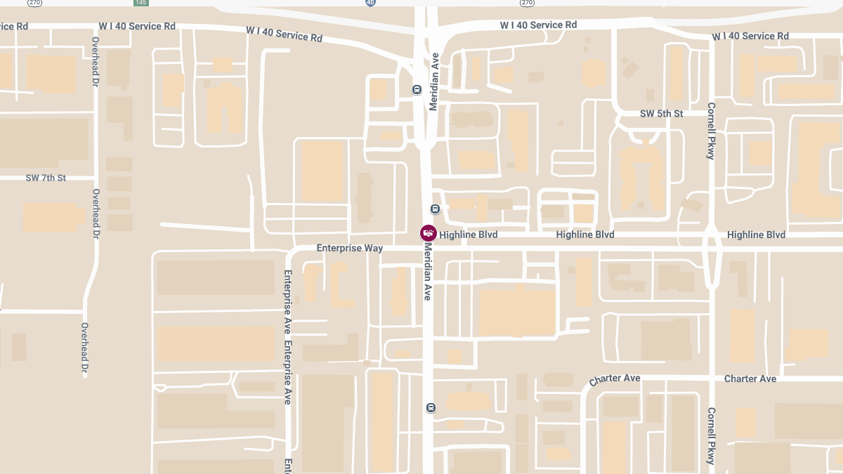 Crash with Injuries at Highline Blvd & S Meridian Ave