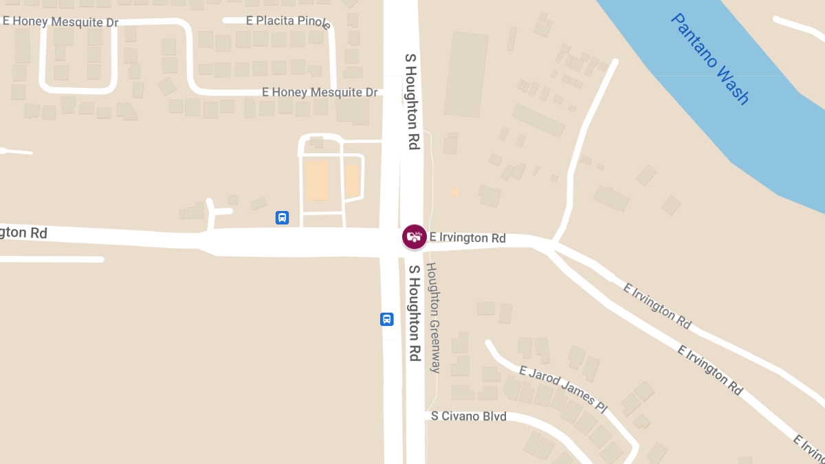 Crash with Injuries at Irvington Rd & Houghton Rd