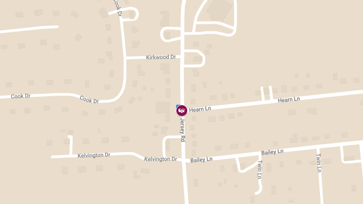 Crash with Injuries at Jersey Rd & Hearn Ln