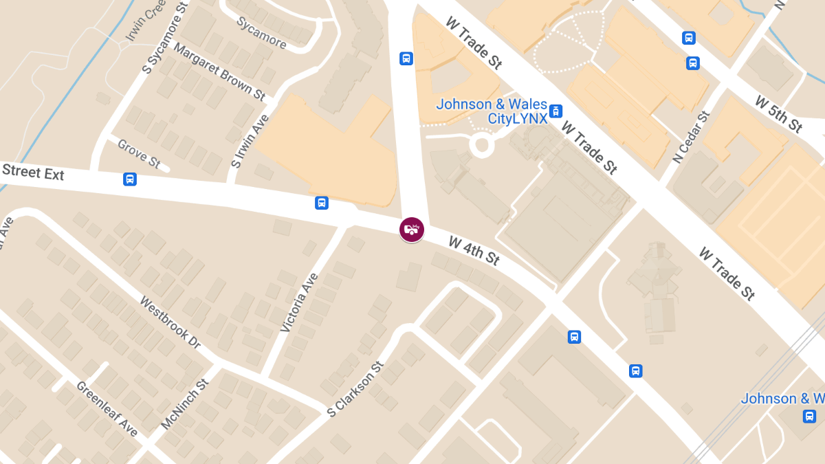 Crash with Injuries at Johnson and Wales Way & W 4th St
