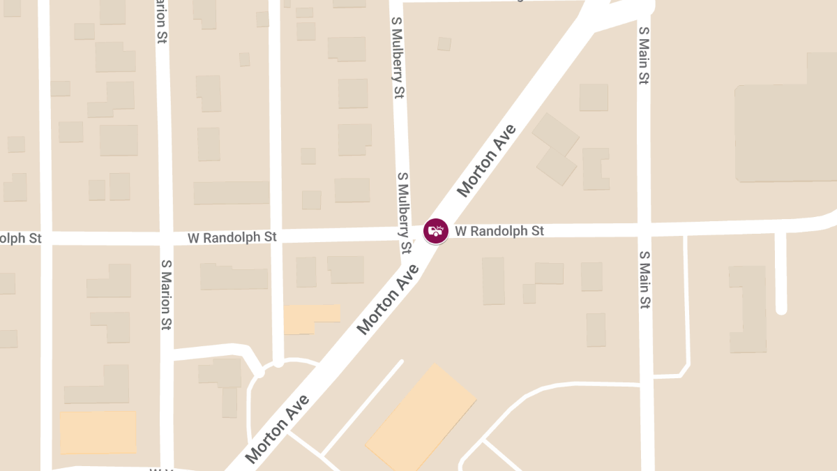 Crash with Injuries at Morton Ave & W Randolph St