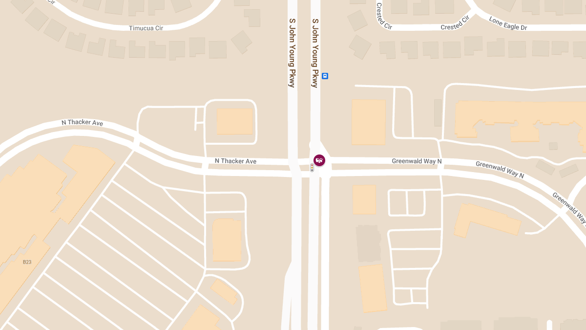 Crash with Injuries at N John Young Pkwy & Greenwald Way N