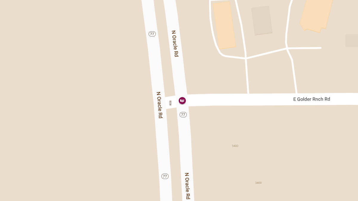 Crash with Injuries at N Oracle Rd & E Golder Ranch Rd