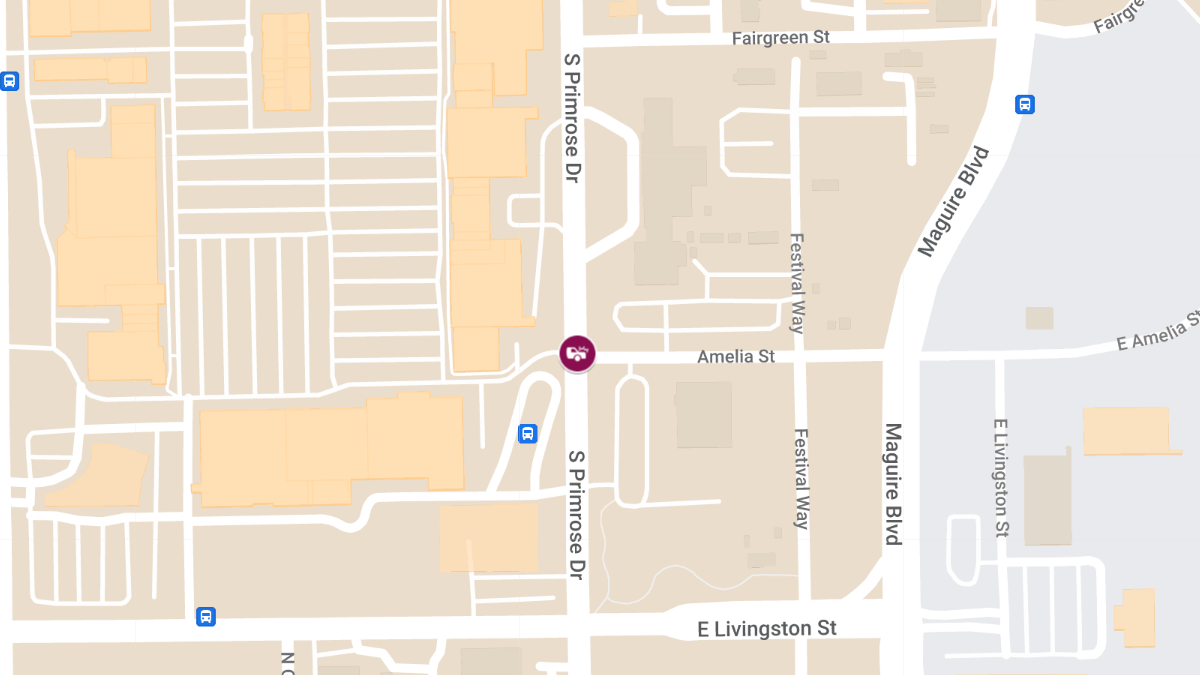 Crash with Injuries at N Primrose Dr & E Amelia St