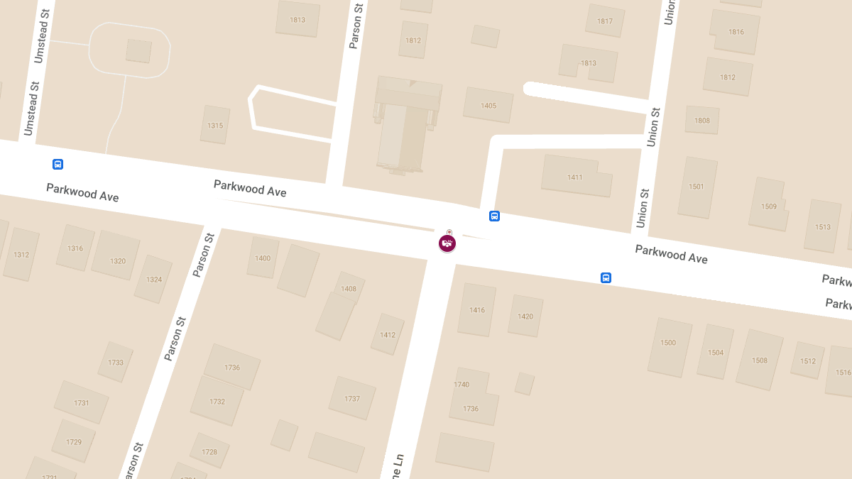 Crash with Injuries at Parkwood Ave & Hawthorne Ln