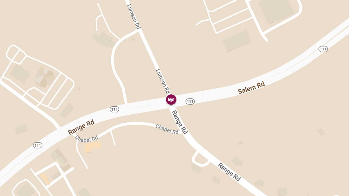 Crash with Injuries at Range Rd & Lamson Rd
