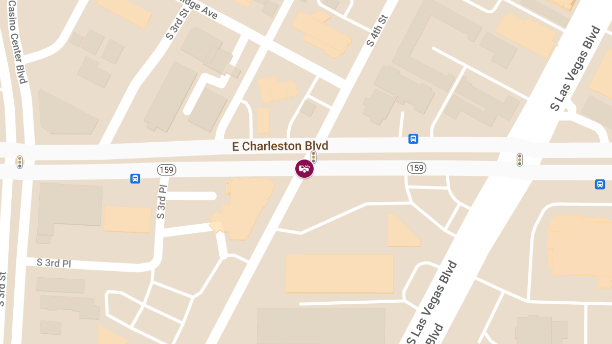 Crash with Injuries at S 4th St & E Charleston Blvd