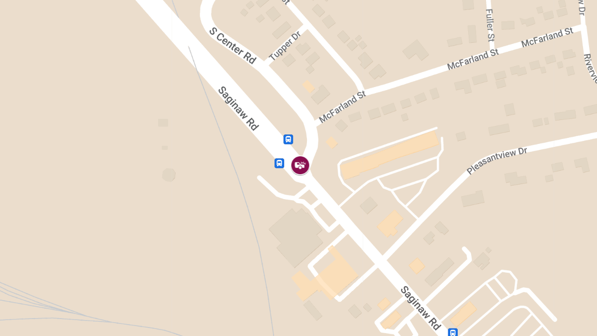 Crash with Injuries at S Saginaw St & Center Rd