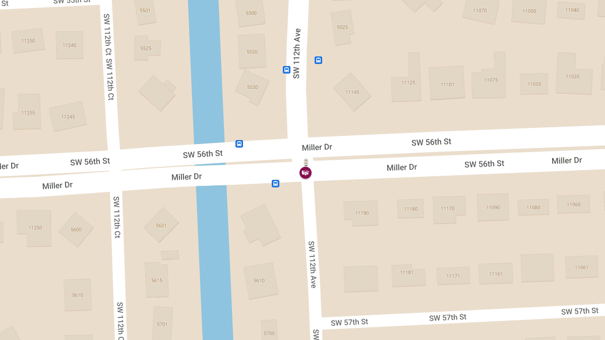 Crash with Injuries at SW 112th Ave & SW 56th St
