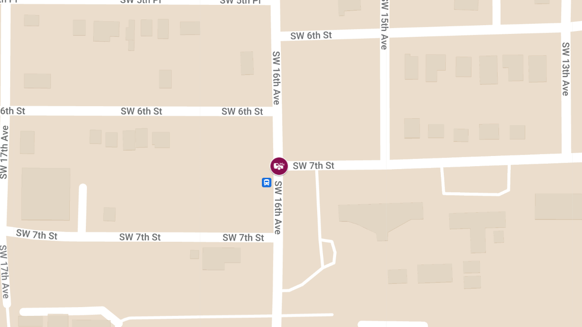 Crash with Injuries at SW 16th Ave & SW 7th St