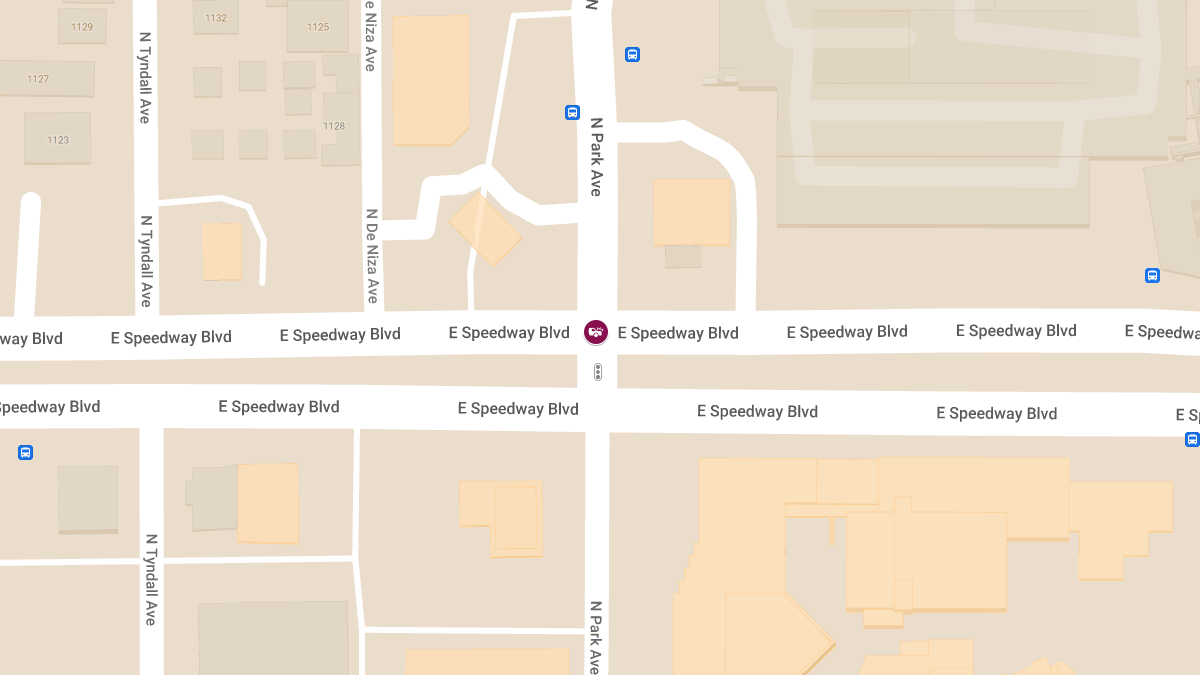 Crash with Injuries at Speedway Blvd & Park Ave