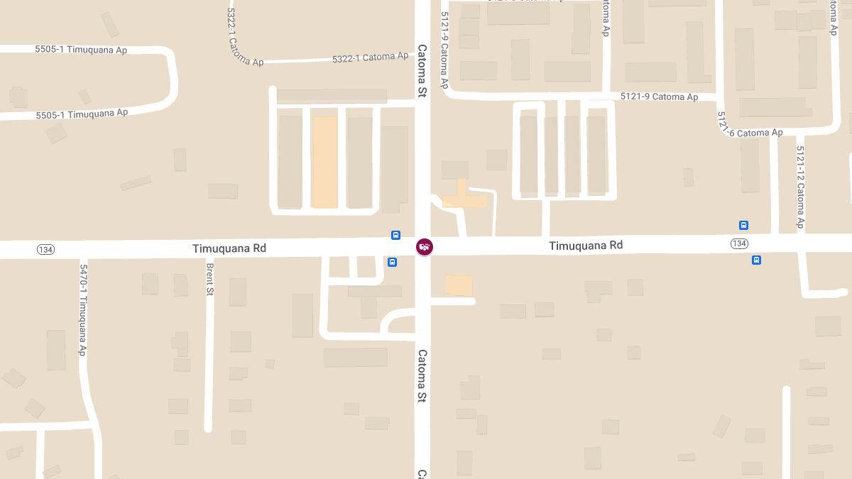 Crash with Injuries at Timuquana Rd & Catoma St